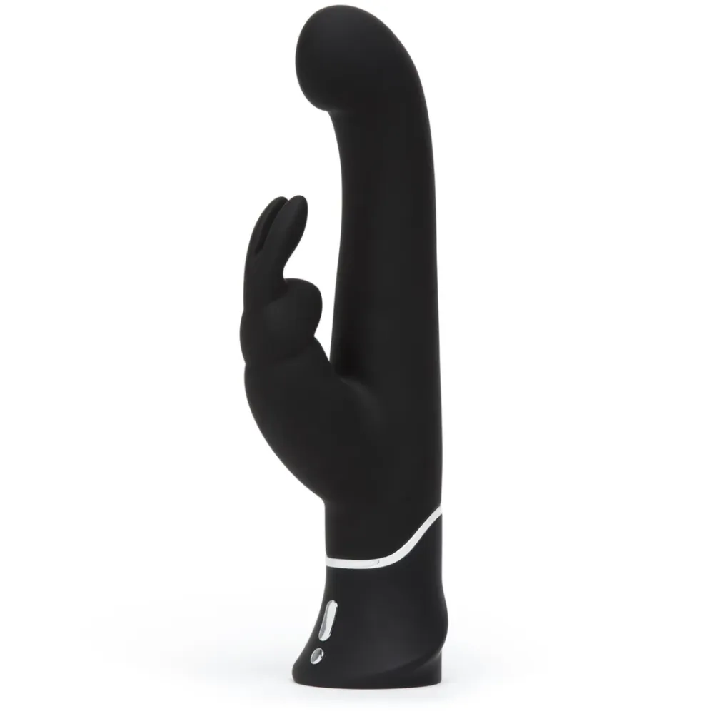 Rabbit vibrátor na bod G Happy Rabbit G-Spot Stroker, silikonový, nabíjecí, černý