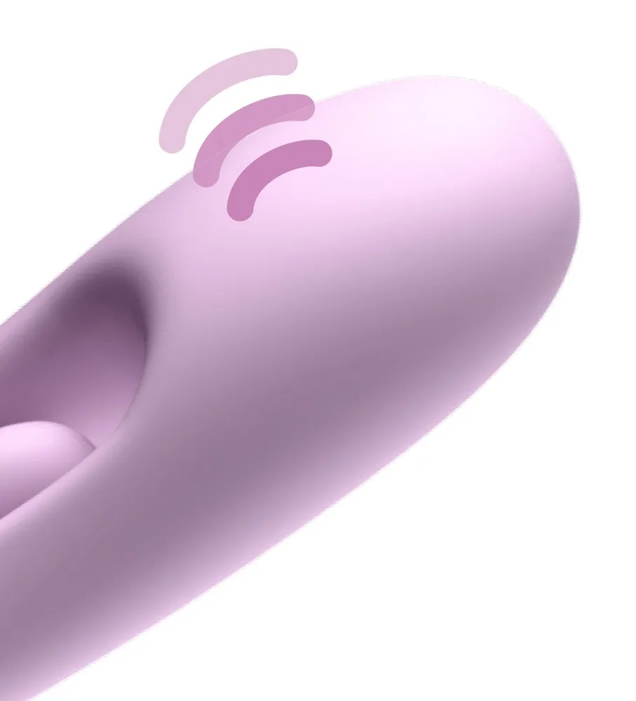 Rabbit vibrátor na bod G a klitoris Fantasy For Her G-Touch Pulse Pro, fialový - obrázek 7