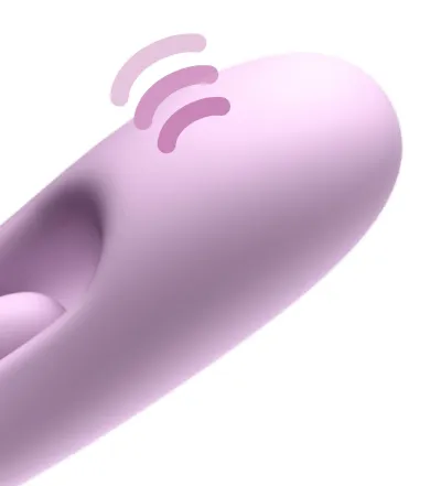 Rabbit vibrátor na bod G a klitoris Fantasy For Her G-Touch Pulse Pro, fialový - obrázek 7