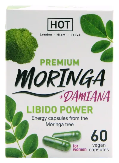 Kapsle na libido pro ženy HOT BIO Moringa Women Caps, 60 ks