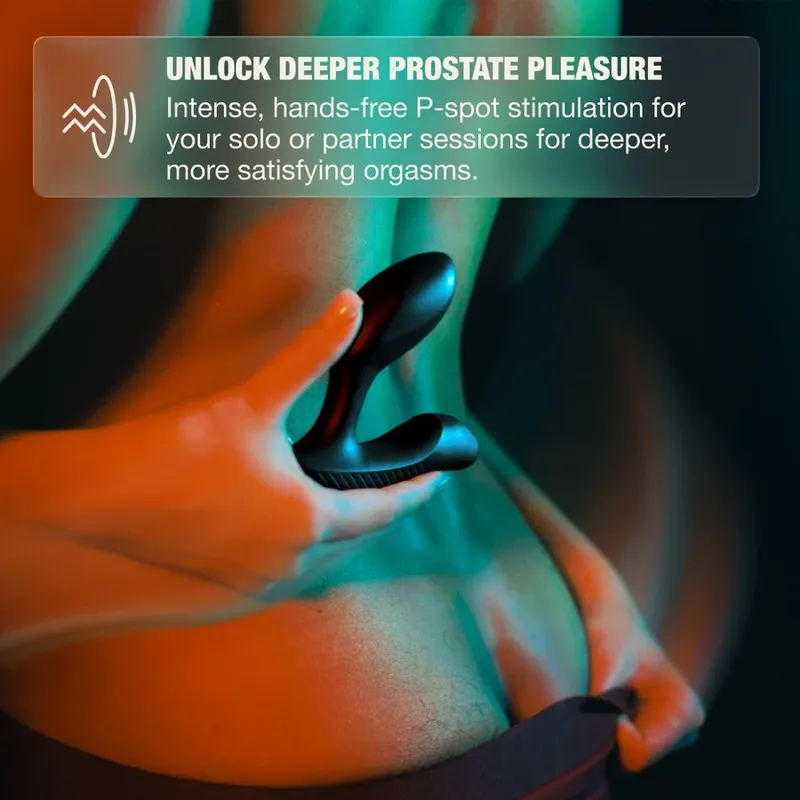 Vibrační stimulátor prostaty Arcwave Perk s dálkovým ovládáním, černý - obrázek 9