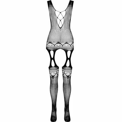 Bodystocking PASSION BS099, černý, univerzální velikost - obrázek 5