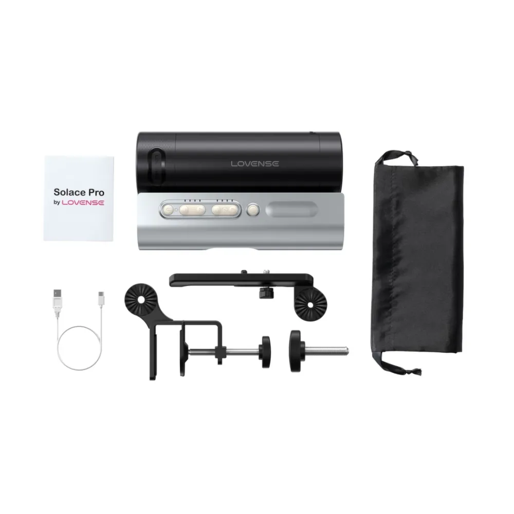 Automatický přirážecí masturbátor Lovense Solace Pro, černý - obrázek 5