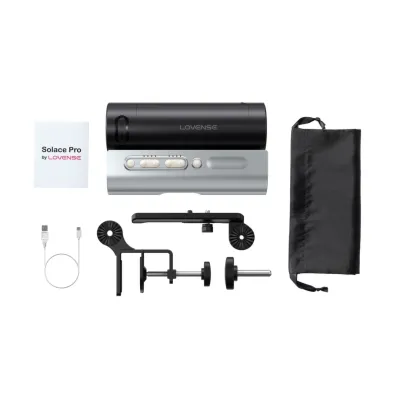 Automatický přirážecí masturbátor Lovense Solace Pro, černý - obrázek 5