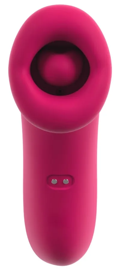 Tlakový stimulátor klitorisu s vibračním jazýčkem You2Toys Oral Fun, 14,5 cm - obrázek 3