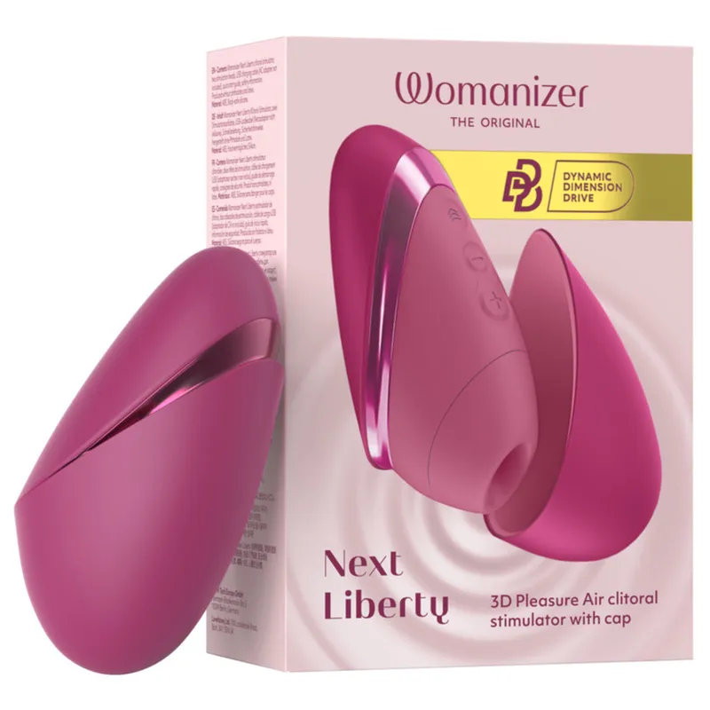 Tlakový stimulátor klitorisu Womanizer Next Liberty, sytě růžový - obrázek 3
