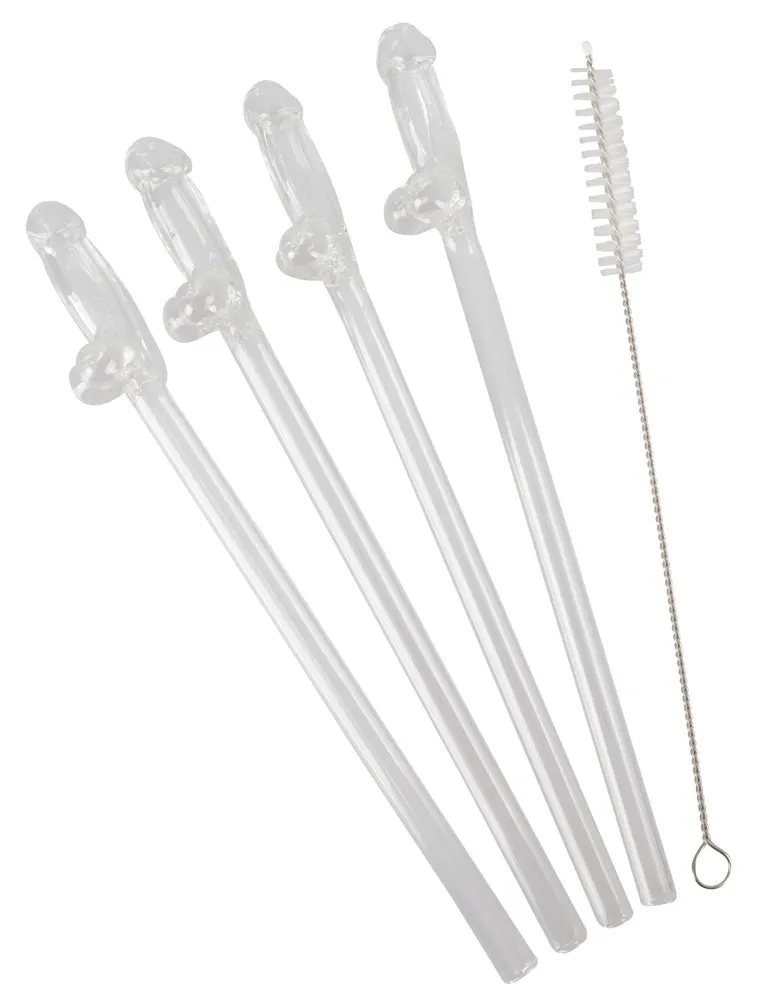 Sada skleněných brček You2Toys, 4 ks, 21,5 cm - obrázek 2