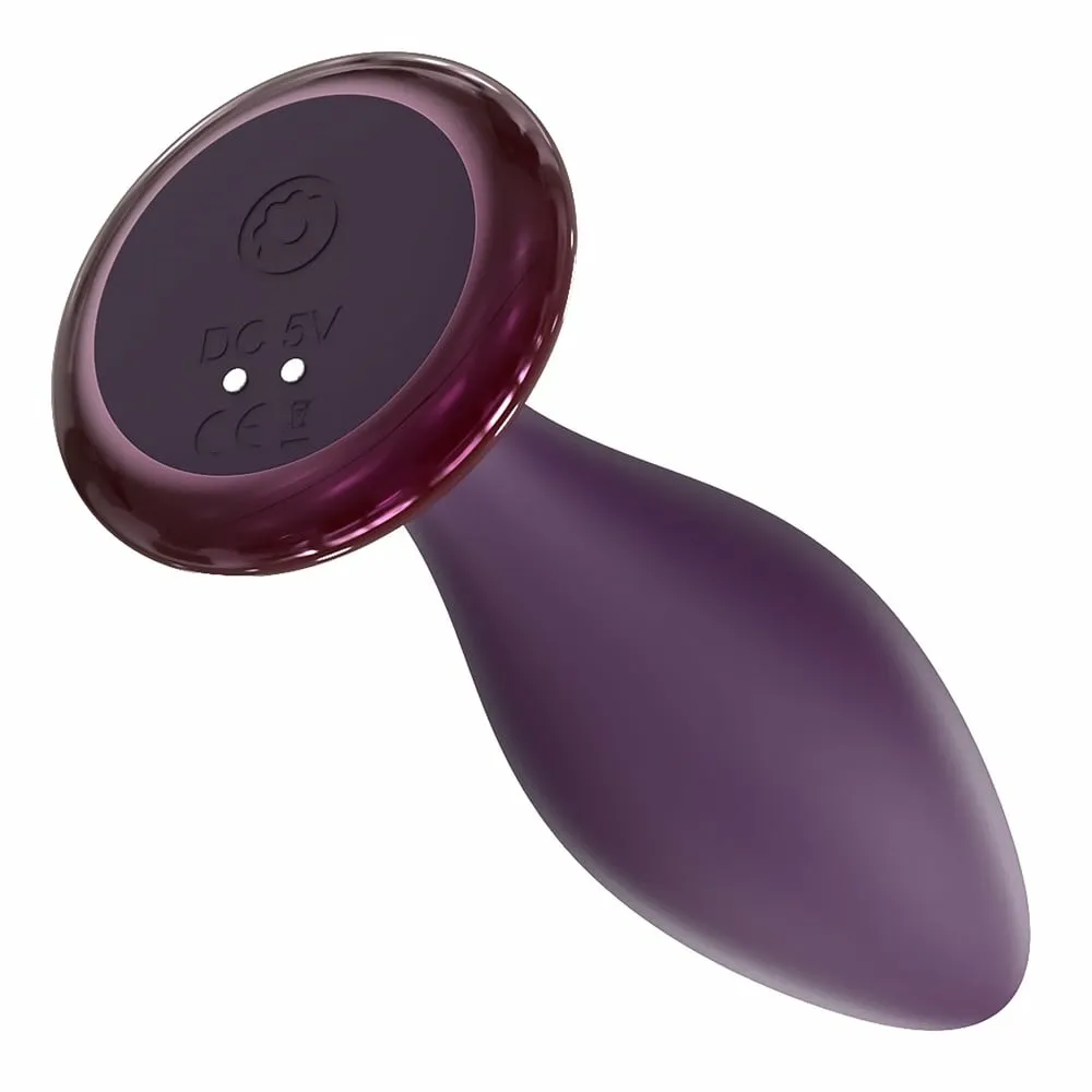 Anální vibrátor GLAM Strong Anal Vibe s dálkovým ovládáním, silikon, černý, 12,8 cm - obrázek 3