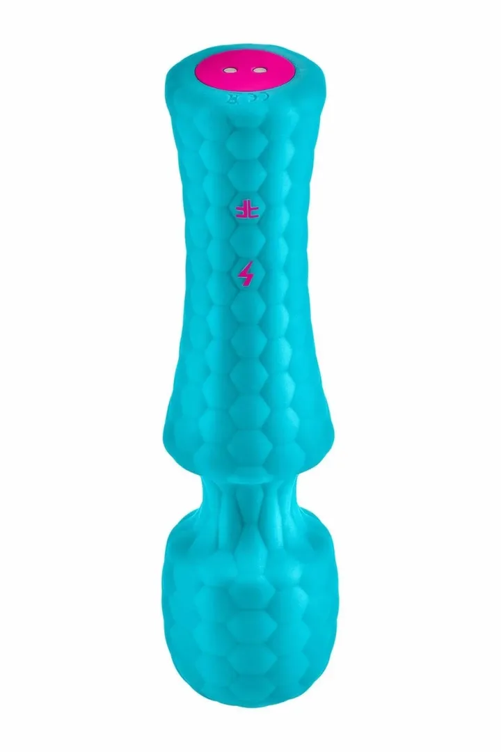 Masážní hlavice FemmeFunn Ultra Wand Mini, 10 režimů, vodotěsná, tyrkysová - obrázek 3