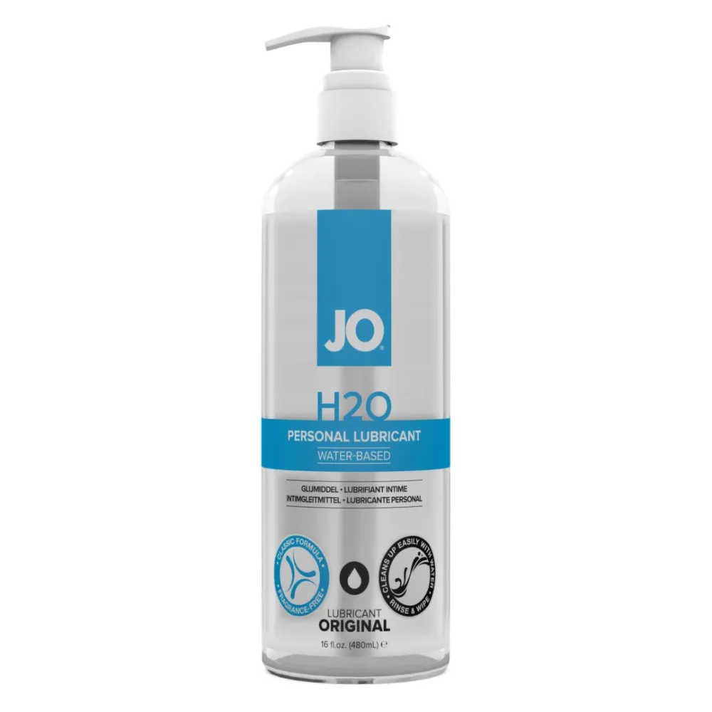 Lubrikační gel System JO H2O na vodní bázi, bez parfemace, 480 ml