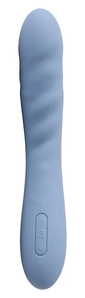 Přirážecí vibrátor Svakom Ava Neo, ovládání aplikací, chrpově modrý, 19,6 cm - obrázek 4