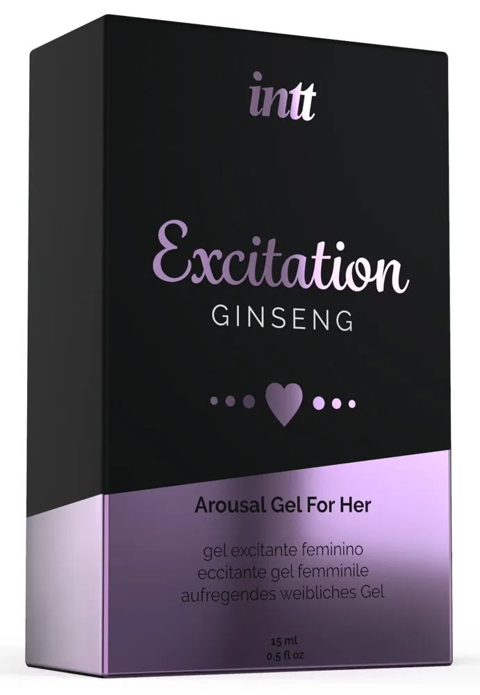 Stimulační gel na klitoris INTT Excitation se ženšenem, 15 ml