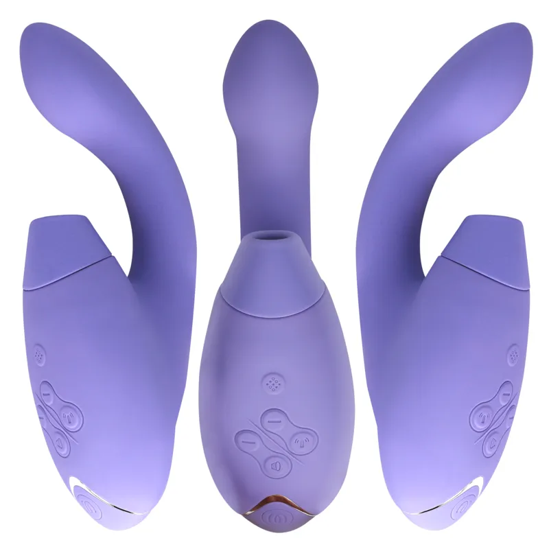 Rabbit vibrátor s tlakovým stimulátorem klitorisu Womanizer Duo 2, lila - obrázek 7