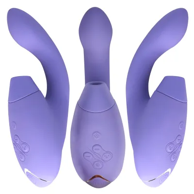 Rabbit vibrátor s tlakovým stimulátorem klitorisu Womanizer Duo 2, lila - obrázek 7