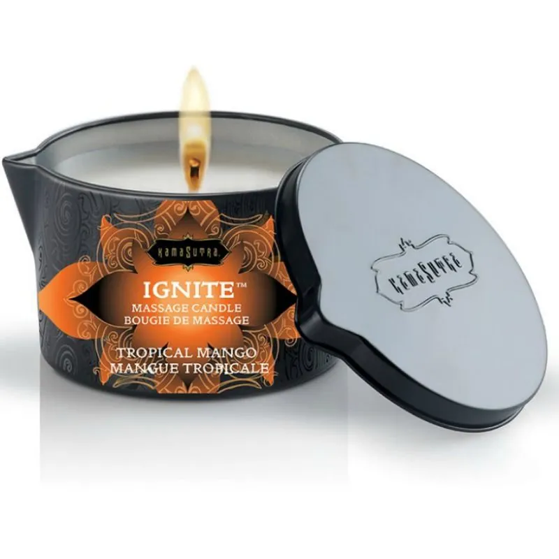 Masážní svíčka Kama Sutra Ignite Tropical Mango, 170 g
