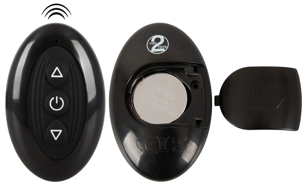 Vibrační systém pro páry Couples Choice RC Multi Function 5 v 1, černý - obrázek 7