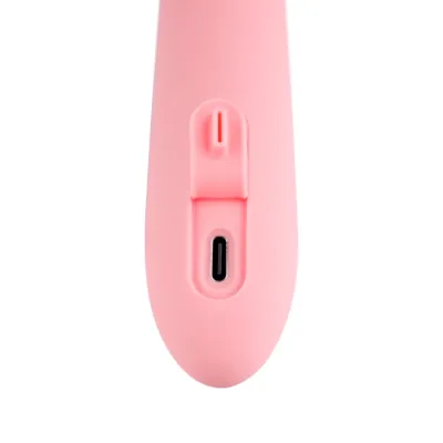 Rabbit vibrátor Svakom Mora Neo s přirážením a aplikací, růžový (Peach Pink) - obrázek 5