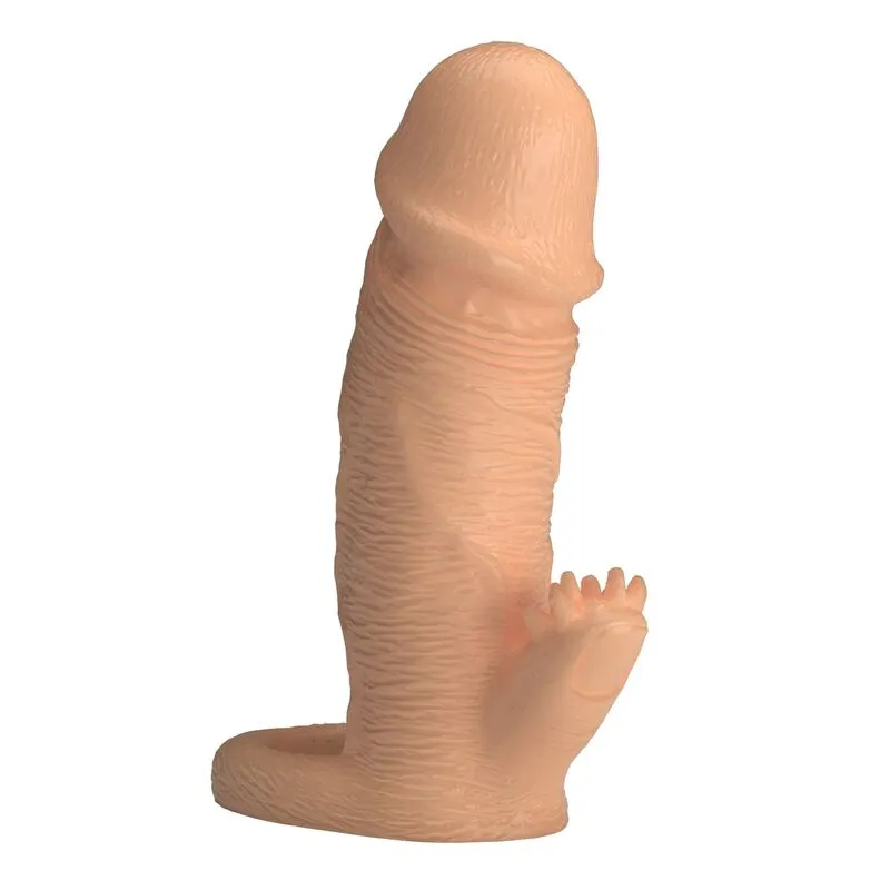 Prodlužovací návlek na penis Pretty Love Roderic, 13 cm, Ø 3,8 cm, tělový - obrázek 2