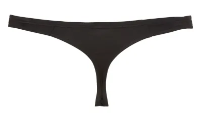 Pánská tanga Mister B s anatomickými kroužky, černá, S - obrázek 6