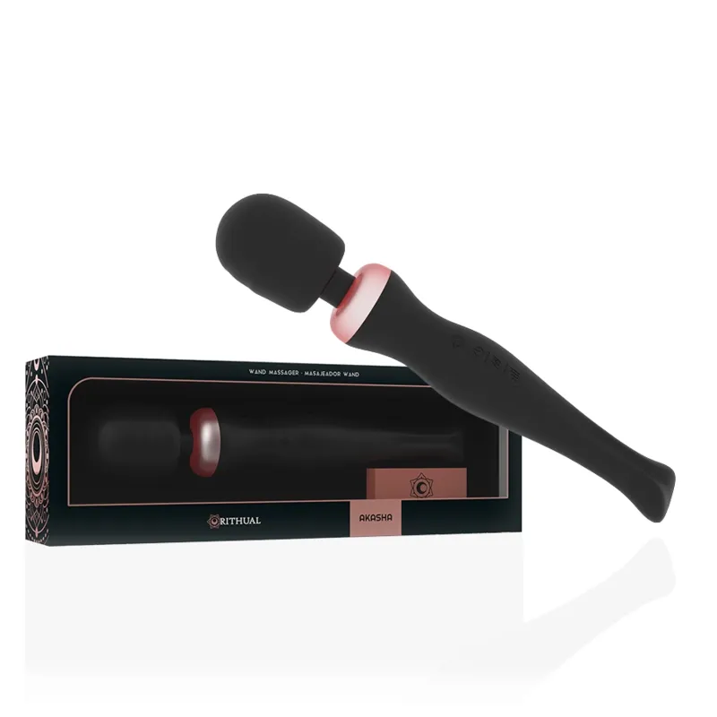 Masážní hlavice Rithual Akasha Wand 2.0, nabíjecí, černá - obrázek 2