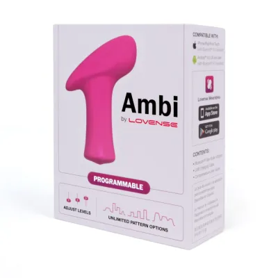 Lovense Ambi, minivibrátor s ovládáním přes aplikaci, voděodolný, růžový - obrázek 9