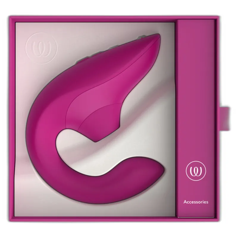 Rabbit vibrátor s tlakovým stimulátorem klitorisu Womanizer Blend, zářivě růžový - obrázek 12