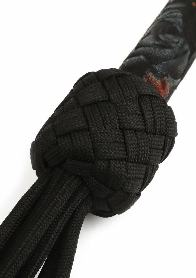Důtky GEISHA Floral Jacquard Bloom Bud, ručně pletené, saténové - obrázek 3