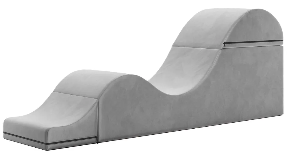Skládací lehátko Liberator Aria Flip Chaise, ergonomické, šedé - obrázek 2