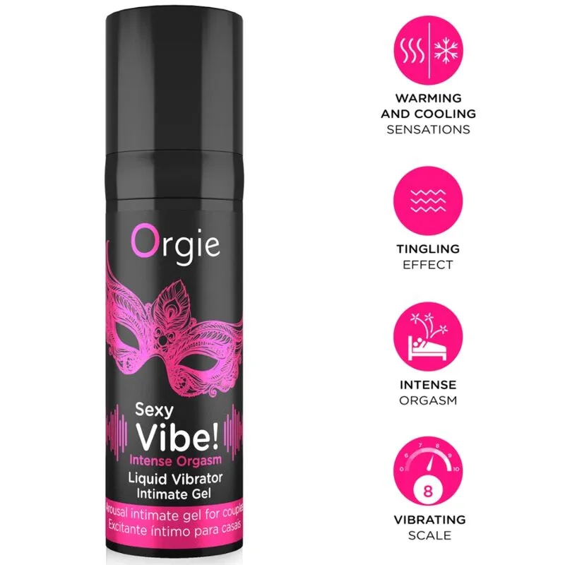 Stimulační intimní gel Orgie Sexy Vibe! Intense Orgasm, 15 ml