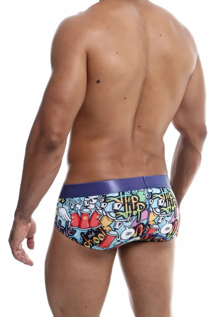 Pánské slipy MaleBasics Hipster Brief, černé, M - obrázek 4