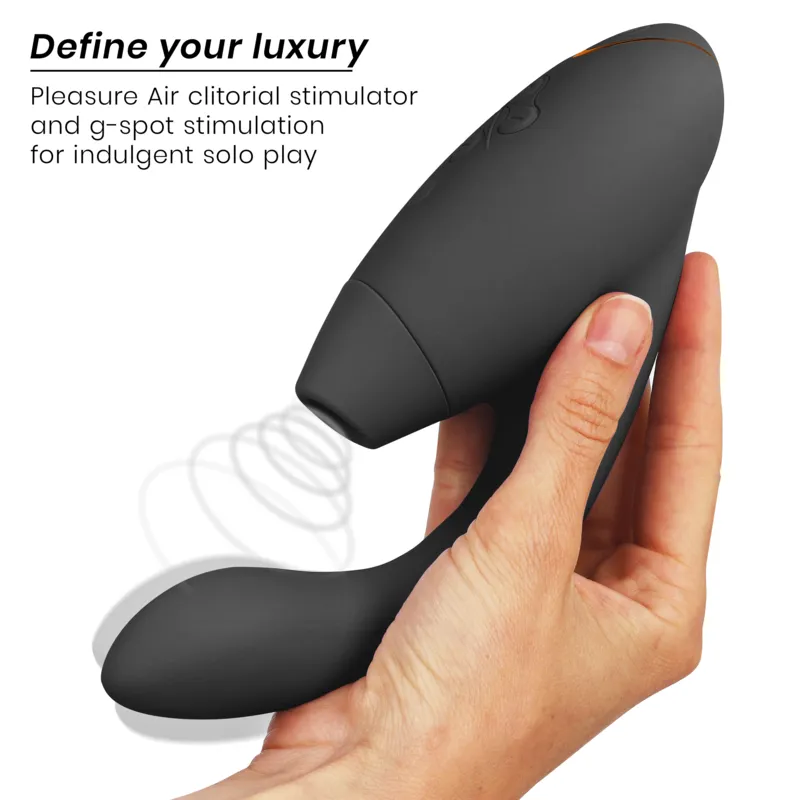 Rabbit vibrátor s tlakovým stimulátorem klitorisu Womanizer Duo 2, černý - obrázek 11