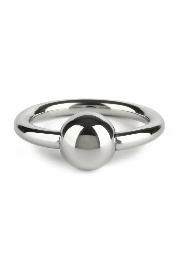 Mr. Steel nerezový erekční kroužek s kuličkovým zapínáním 40 mm - obrázek 5
