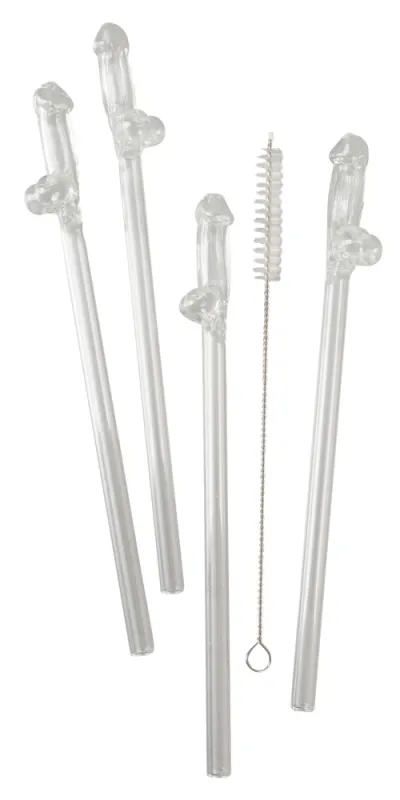 Sada skleněných brček You2Toys, 4 ks, 21,5 cm - obrázek 4
