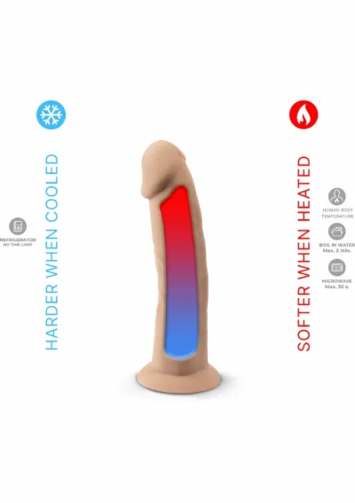 Silikonové dildo Silex-D Model 6", termoreaktivní, 15 cm - obrázek 5