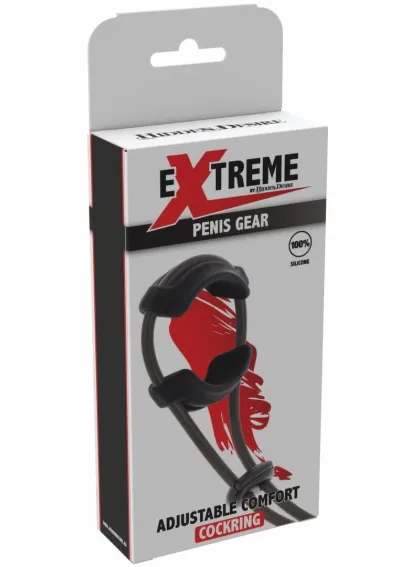 Nastavitelný erekční kroužek Hidden Desire Adjustable Comfort, silikon, černý - obrázek 2