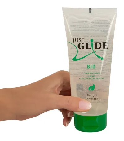 Bio lubrikační gel Just Glide Bio na vodní bázi, 200 ml - obrázek 3