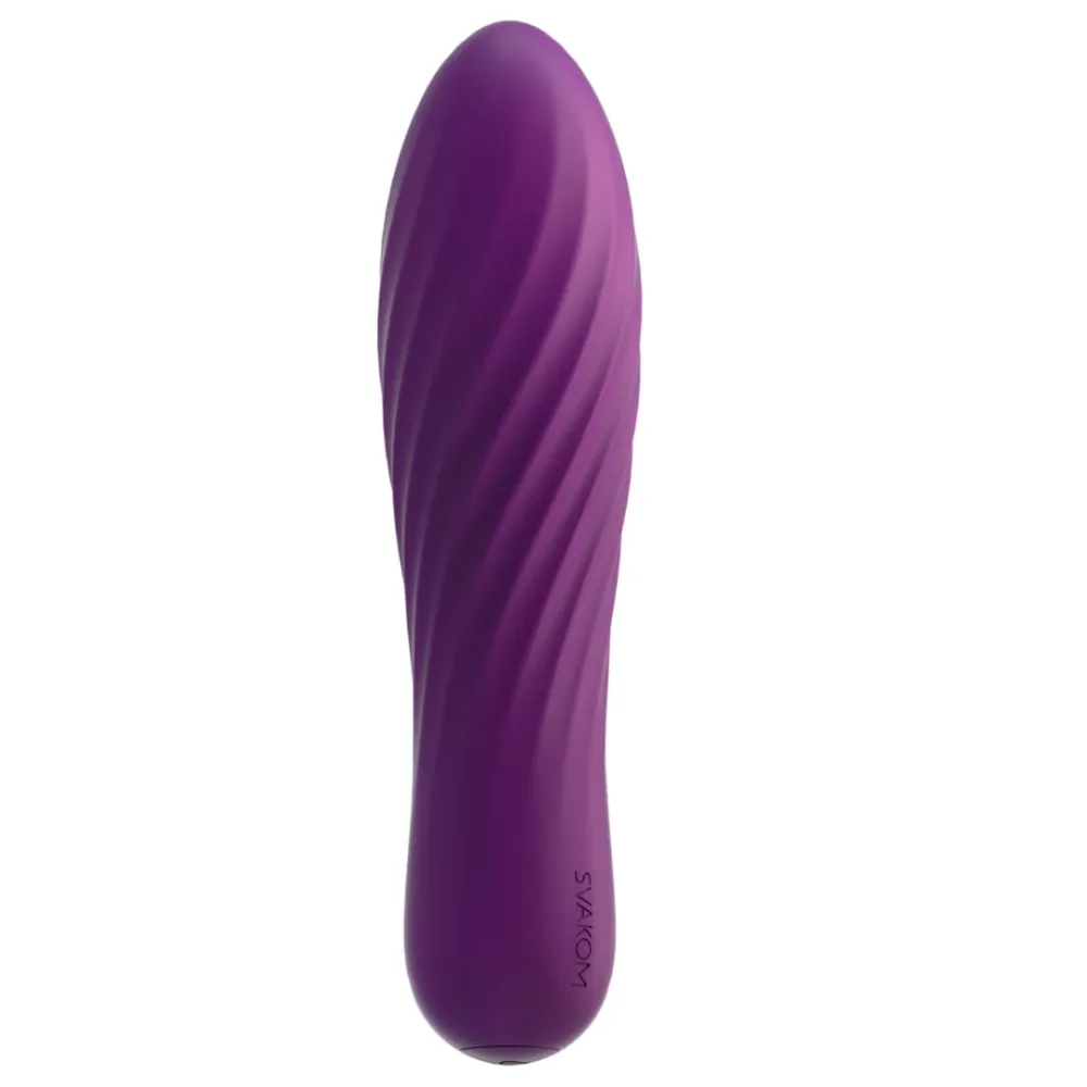 Minivibrátor Svakom Tulip s 10 režimy, vodotěsný, fialový