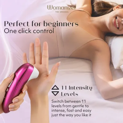 Tlakový stimulátor klitorisu Womanizer Pro Vibrant, růžový - obrázek 8