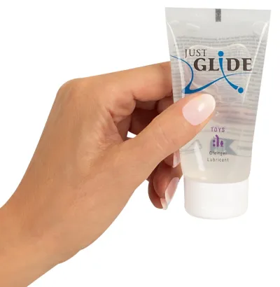Lubrikační gel na pomůcky Just Glide Toy Lube, na vodní bázi, 50 ml - obrázek 3