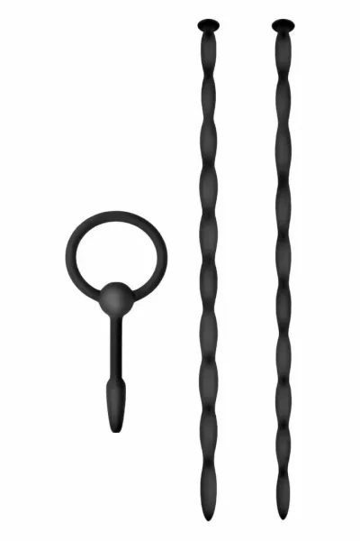 Sada dilatátorů do močové trubice NMC 3 in 1, silikon, černá, 12,5 až 15,2 cm - obrázek 2