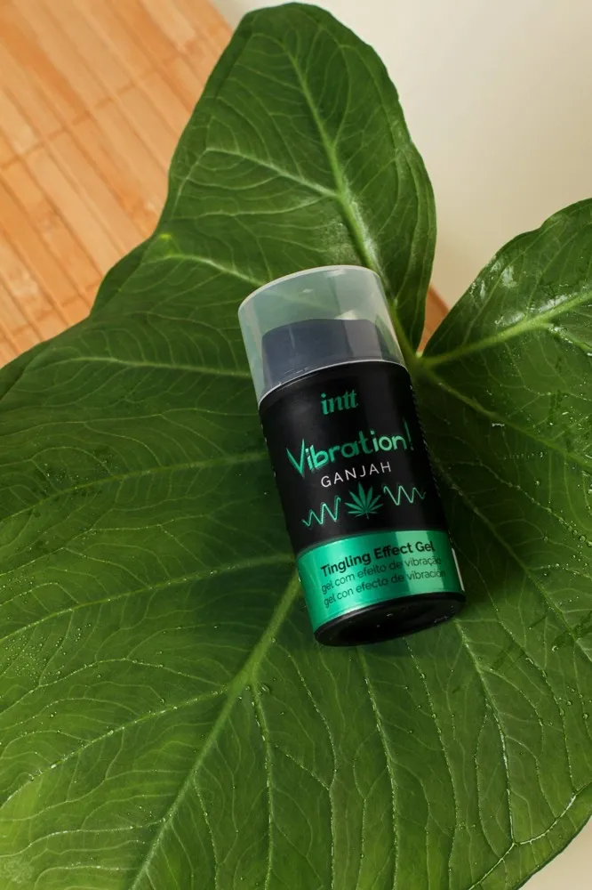 Vibrační stimulační gel INTT Vibration, konopí, 15 ml - obrázek 4