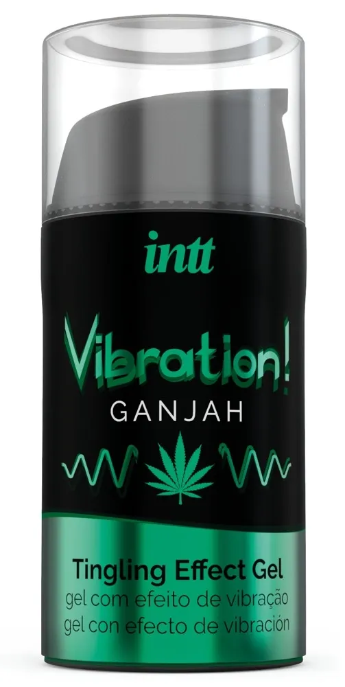Vibrační stimulační gel INTT Vibration, konopí, 15 ml - obrázek 2
