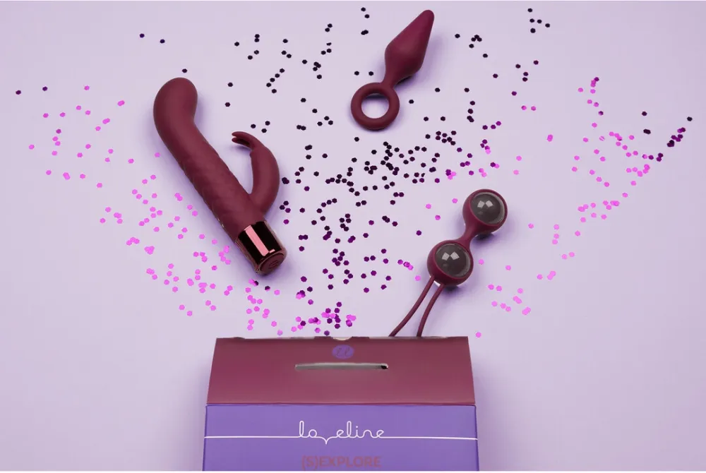 Dárková sada Satisfyer (S)explore pro ženy, 3 kusy, tmavě višňová - obrázek 8