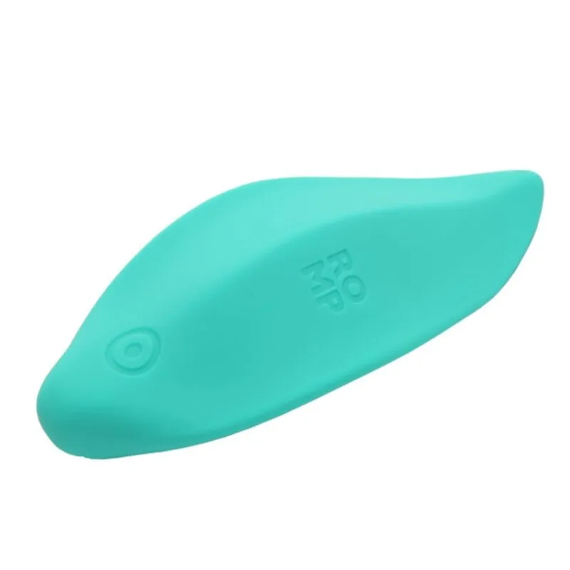 Vibrátor na klitoris ROMP Wave, ergonomický, tyrkysově zelený