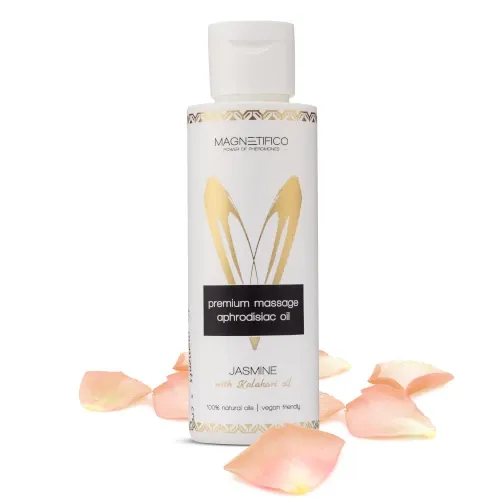 Masážní olej Magnetifico Jasmine Premium, jasmín, veganský, 100 ml