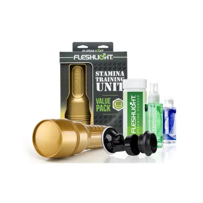 Masturbátor Fleshlight Stamina Training Unit STU, výhodná sada s péčí - obrázek 3