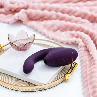 Rabbit vibrátor s tlakovým stimulátorem klitorisu Womanizer Duo Next, černý - obrázek 13