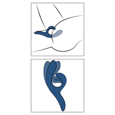 Rabbit vibrátor We-Vibe Nova 2 s ovládáním přes aplikaci, půlnočně modrý - obrázek 9