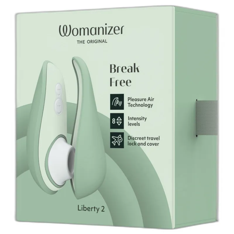 Tlakový stimulátor klitorisu Womanizer Liberty 2, světle zelený - obrázek 17