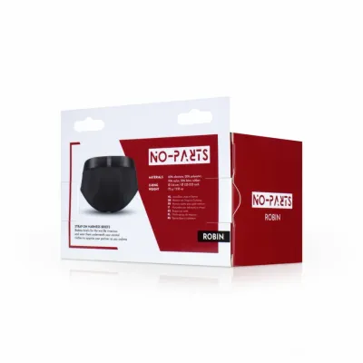 No-Parts Robin nastavitelný postroj pro strap-on M černý - obrázek 6